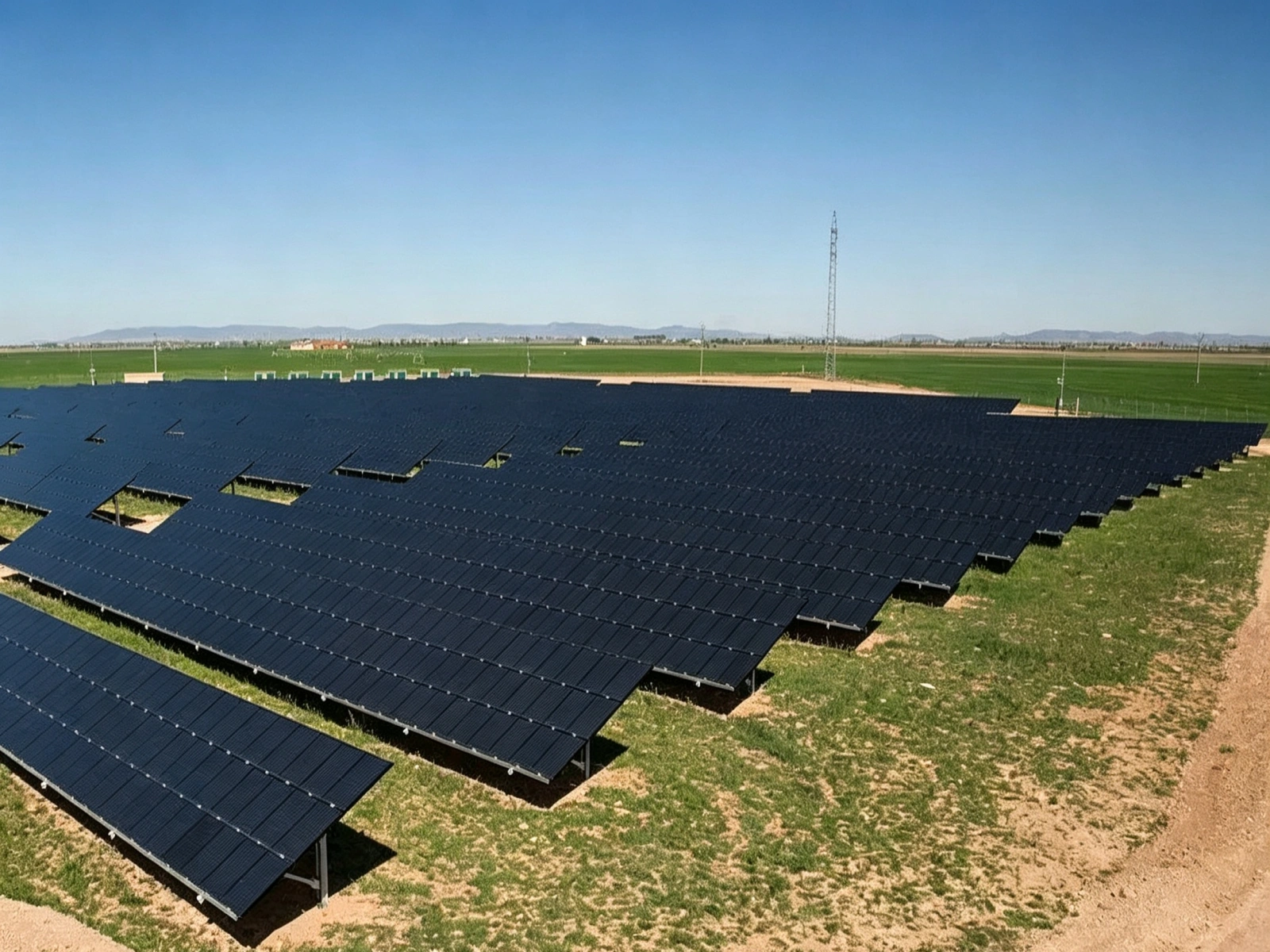1.2 MW ground-mounted solar PV system in Iraq