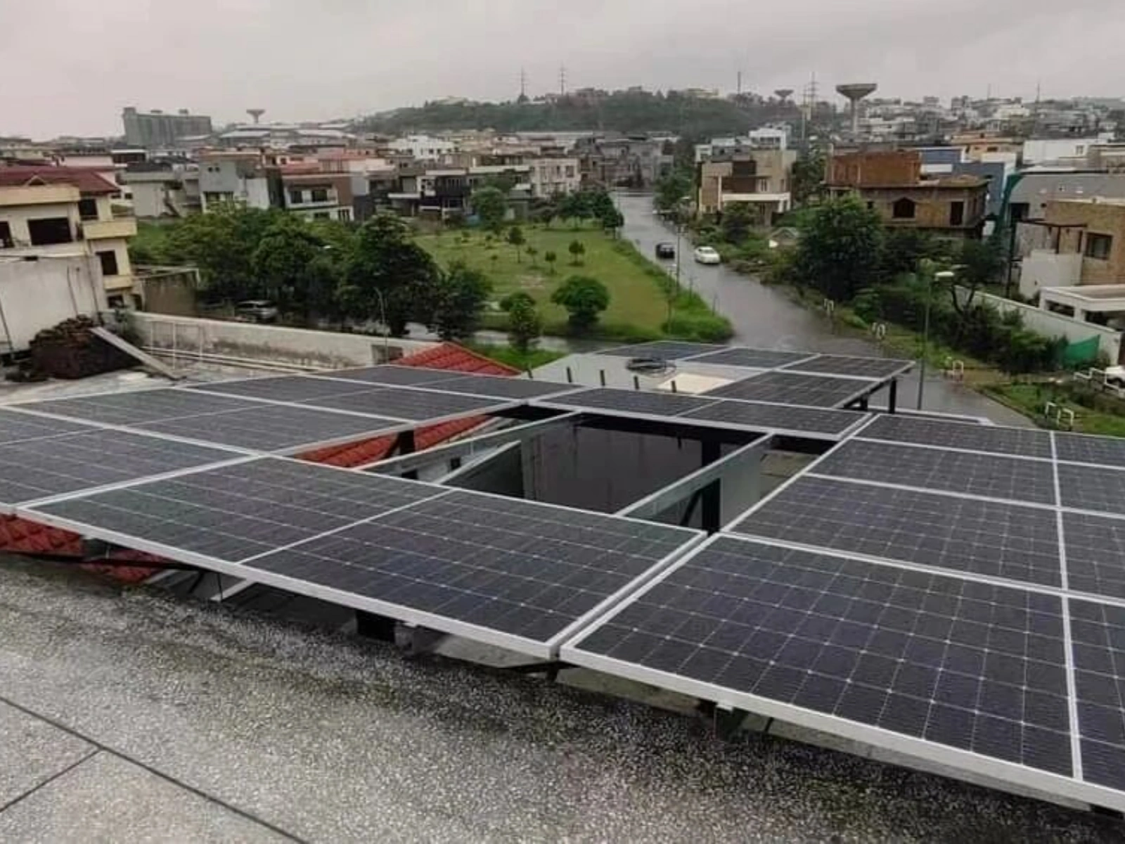 7.54kW villa rooftop solar system in Islamabad